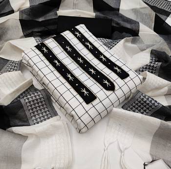 White kantha cotton salwar 1