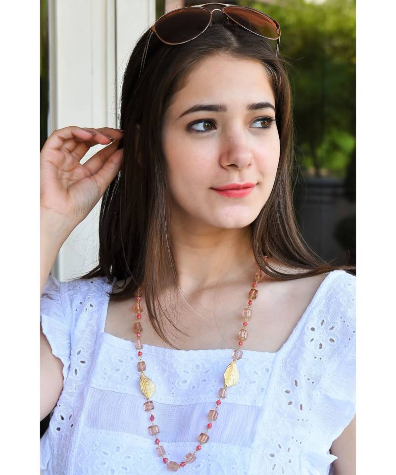 STATEMENT ROSA LEAF Necklace  Mask Chain Eyeglass Chain