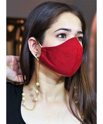 TWIST 10mm White  Pearl Necklace Mask Chain Eyeglass Chain 1