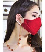 TWIST Cognac Necklace Mask Chain Eyeglass Chain