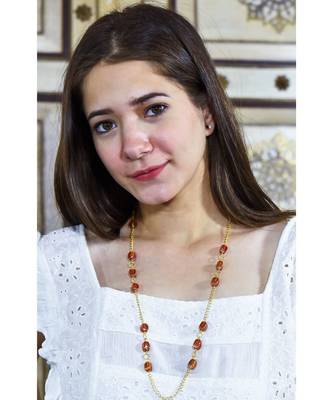 TWIST Cognac Necklace Mask Chain Eyeglass Chain 3