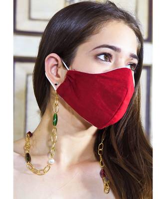COUTURE Multi Color GOLD Necklace Mask Chain Eyeglass Chain 1