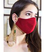 COUTURE Multi Color GOLD Necklace Mask Chain Eyeglass Chain