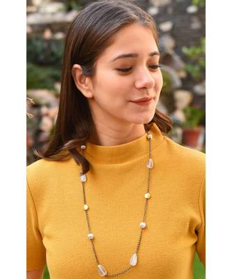 BOHO Leaf Necklace  Mask Chain Eyeglass Chain 3