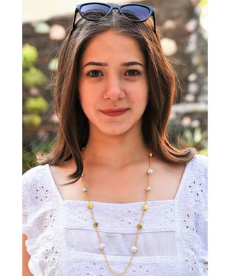EXOTICA Accents GOLD Necklace  Mask Chain Eyeglass Chain 1