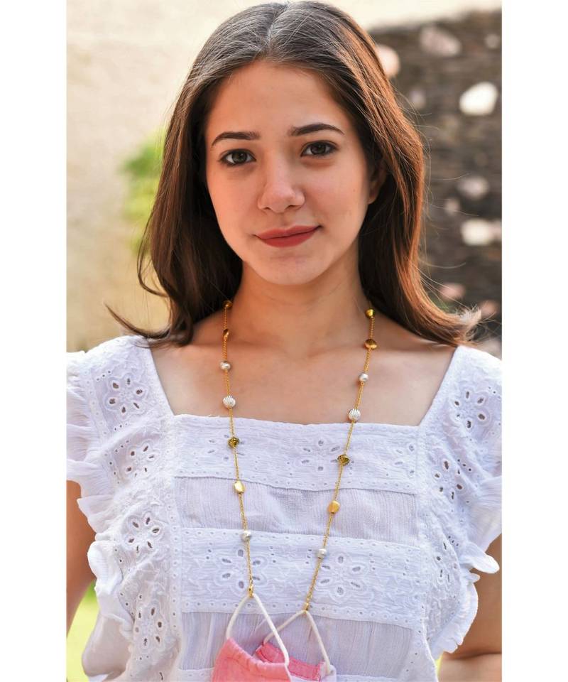 EXOTICA Accents GOLD Necklace  Mask Chain Eyeglass Chain