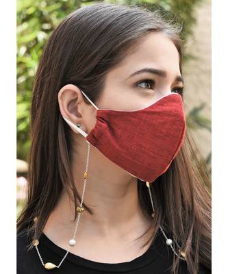 EXOTICA Accents SILVER Necklace  Mask Chain Eyeglass Chain 1