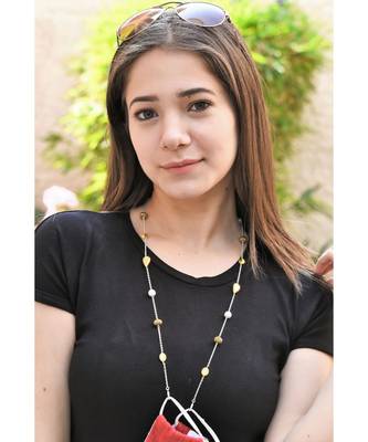 EXOTICA Accents SILVER Necklace  Mask Chain Eyeglass Chain 2