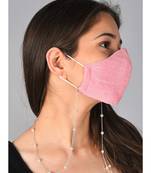 CLASSIC  White Pearl Necklace Mask Chain Eyeglass Chain