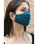 DUO Pearl, Gold Accents Necklace Mask Chain Eyeglass  Chain