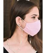 TRIO White pearls Necklace Mask Chain Eyeglass  Chain