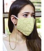 Emerald Green Crystal Necklace Mask Chain Eyeglass Chain