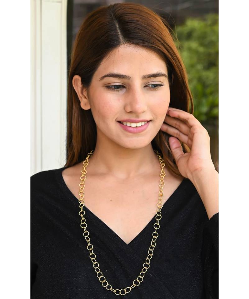 TWIST  Golden Chain   Necklace  Mask Chain Eyeglass Chain