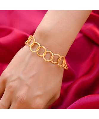 Handmade Brush CIRCLE Chain Bracelet 1