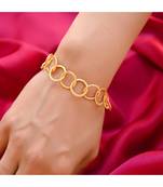 Handmade Brush CIRCLE Chain Bracelet