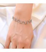 TWIST  Chain Antique Silver  Bracelet