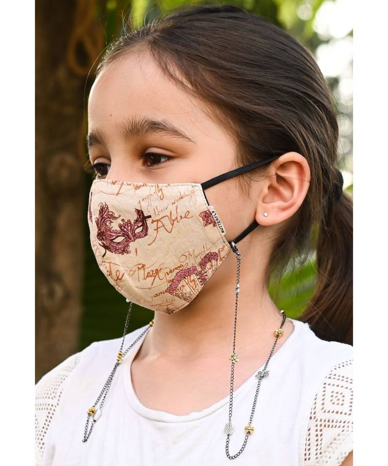 FLOWER, LEAVES & BUTTERFLY Necklace Mask Chain Eyeglass Chain  KIDS