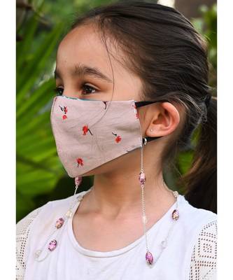 LAVENDER PAINT Beads Necklace Mask Chain Eyeglass Chain  KIDS 1