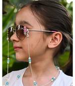 Whimsical Blue TRIO Necklace Mask Chain Eyeglass Chain  KIDS