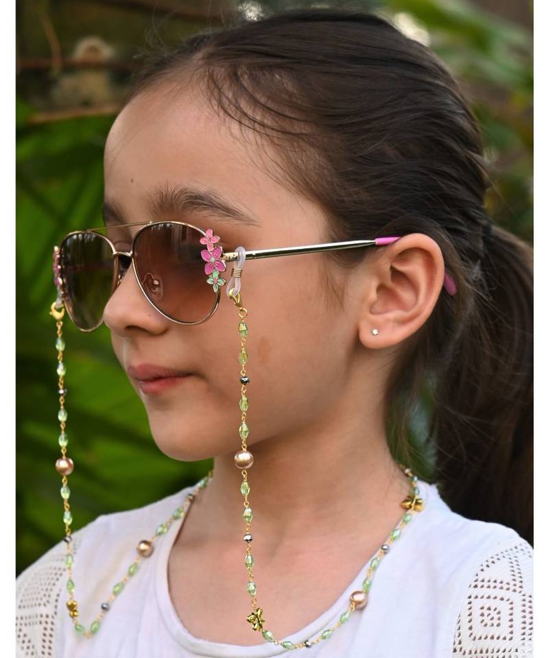 FASHIONISTA EVERGREEN BUTTERFLY Necklace Mask Chain Eyeglass Chain  KIDS