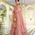 Super model peach rangoli georgette sharara style Suit