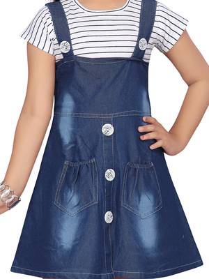 White hand woven cotton kids-frocks 5