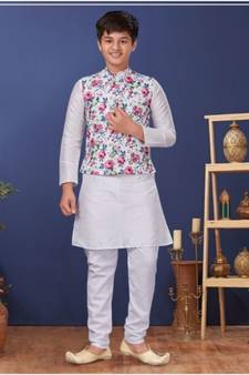 Vastra swarg boys Kurta Pajama with Jacket