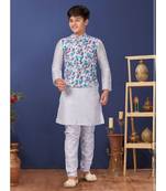 Vastra swarg boys Kurta Pajama with Jacket