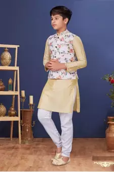 Vastra swarg boys Kurta Pajama with Jacket