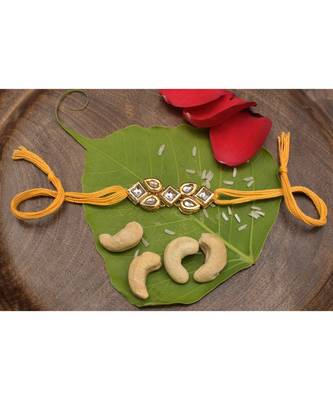Kundan Handmade Rakhi 1