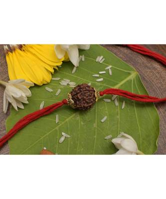 Rudraksh handmade rakhi 2