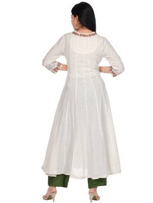 Off-white embroidered cotton kurtas-and-kurtis 2