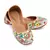 Purely Lush Embroidered Ethnic white kashmiri Jutti for women
