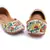 Purely Lush Embroidered Ethnic white kashmiri Jutti for women