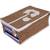 atorakushon   Fabric Mens Shirt Cover Pant T Shirt Clothes Organizer for Garment Storage Bags Pack of 4 (Check Brown)