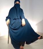 Single Piece Jilbab With Adjustable Mouthpiece