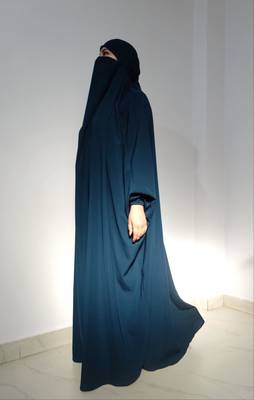 Single Piece Jilbab With Adjustable Mouthpiece 3