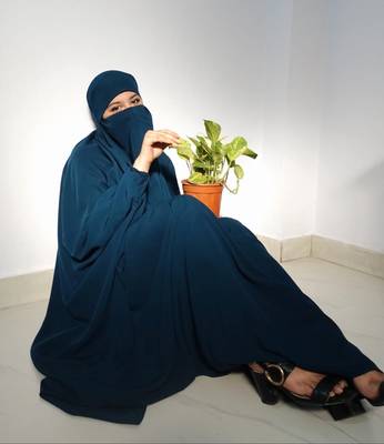 Single Piece Jilbab With Adjustable Mouthpiece 4
