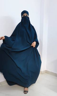 Single Piece Jilbab With Adjustable Mouthpiece 5