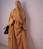 Light Orange Plain Kashibo Jibab