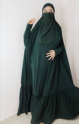Dark Green Jilbab for Women 2