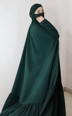 Dark Green Jilbab for Women 3