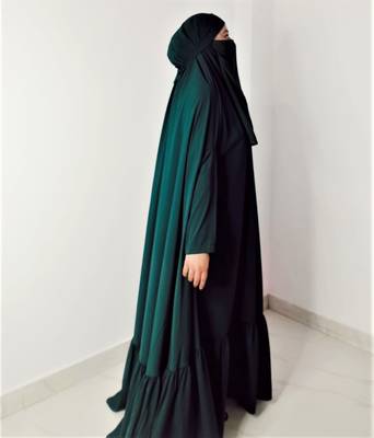 Dark Green Jilbab for Women 4