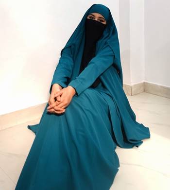 Kashibo Plain Work Abaya with Khimar 1