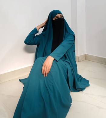 Kashibo Plain Work Abaya with Khimar 6