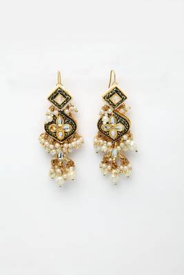 White pearl earrings 2