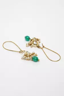 Green pearl necklace-sets
