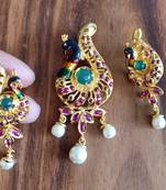 Multicolor agate pendants