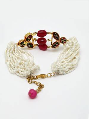 Red pearl bracelets 3