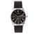 Thebez Collection Womens Black Dial Water Resistant Watch